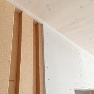 Fibra di legno FiberTherm Install per livelli di installazione a parete