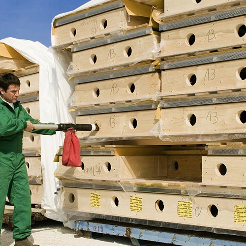 Fibra di legno sfusa Zell isolamento termico